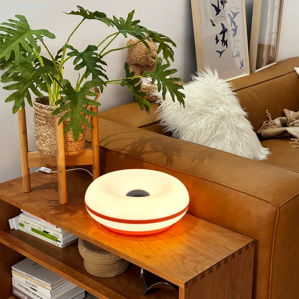 kindra's Bauhaus Table donut Lamp -Ambient Light